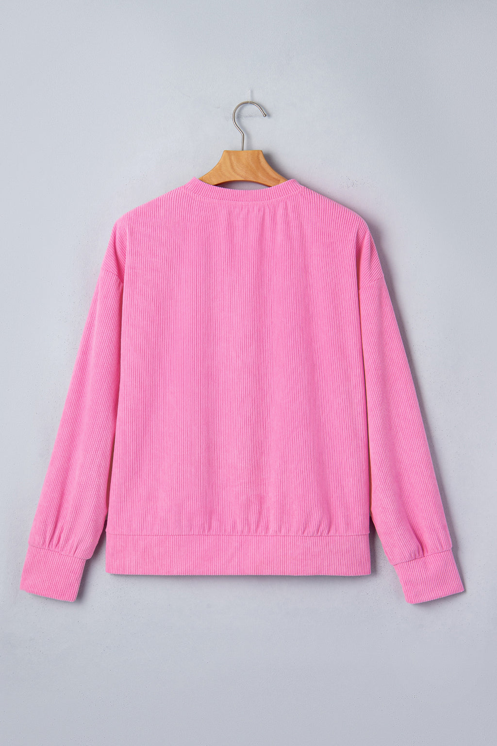 Bonbon Sweet Girl Embroidered Graphic Rib Textured Top